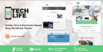 TechLife - Mobile Tech Electronics Repair Shop WordPress Theme